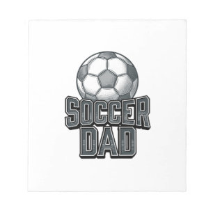 Vintage Soccer Dad Bold Engraving Shirt Design_1 Notepad