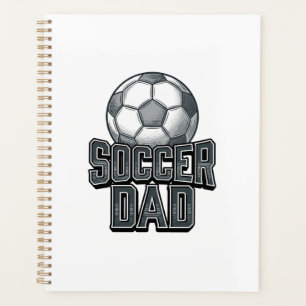 Vintage Soccer Dad Bold Engraving Shirt Design_1 Planner