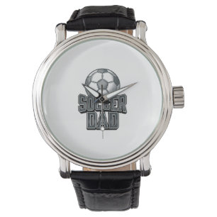 Vintage Soccer Dad Bold Engraving Shirt Design_1 Watch