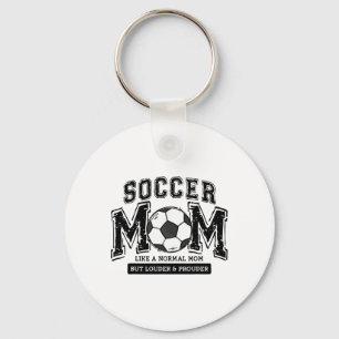 Vintage Soccer Mom Life Gift For Men Women Kid Boy Key Ring