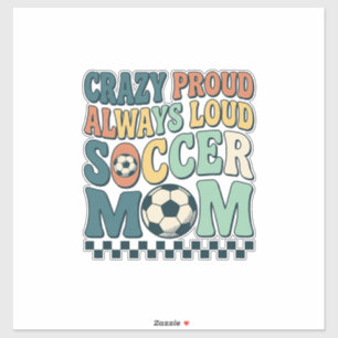 Vintage Soccer Mum Proud Loud Shirt Design_1