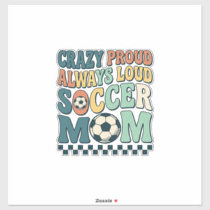 Vintage Soccer Mum Proud Loud Shirt Design_1
