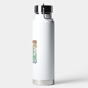 Vintage Soccer Mum Proud Loud Shirt Design_1 Water Bottle
