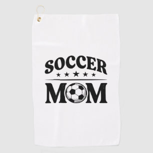 Vintage Soccer Mum Shirt Vector Design_1 Golf Towel