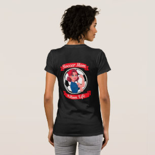 Vintage Soccer Mum with Balls Funny Soccer Mum T-Shirt