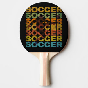 VINTAGE SOCCER PING PONG PADDLE