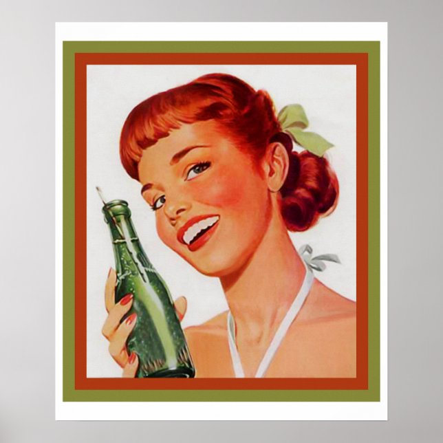 Vintage Soda Advertisement Poster (Front)