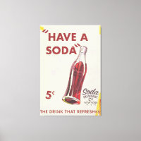 Vintage Soda Poster