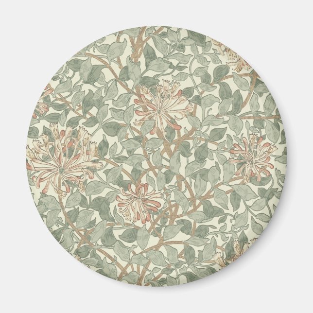 Vintage Soft Modern Summer Floral Magnet (Front)