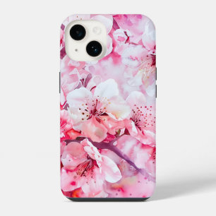 Vintage Soft Pink Petal Blossom iPhone 14 Case