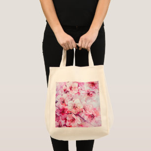 Vintage Soft Pink Petal Blossom Tote Bag