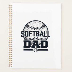 Vintage Softball Dad Vector T-Shirt Design_1 Planner