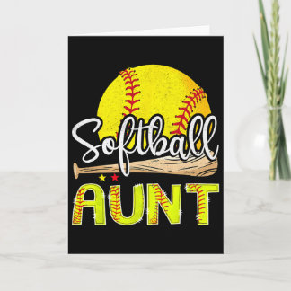 Vintage Softll Aunt Softll Player Game Day  Card