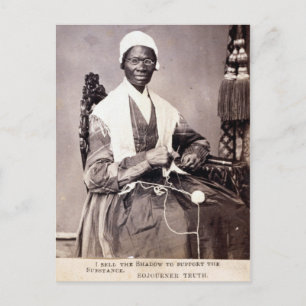 Vintage Sojourner Truth Portrait Postcard