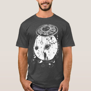 Vintage Solar System Astronomy Science Father and T-Shirt