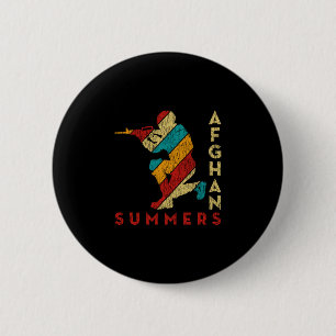 Vintage soldier afghan summers support army 6 cm round badge