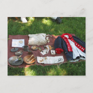 Vintage Soldier Supplies Postcard