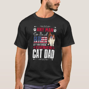 Vintage Someone Special To Be A Cat Dad Father's D T-Shirt
