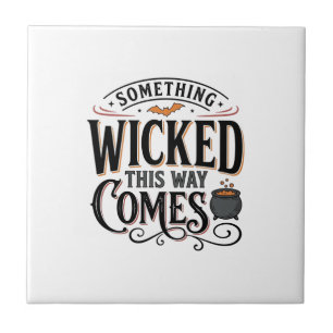 Vintage Something Wicked Halloween Shirt Design_1 Tile