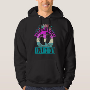 Vintage Soon To Be Daddy 2023 First Time New Mum Hoodie