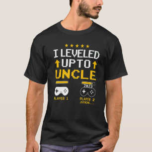 Vintage Soon To Be Uncle 2023  Levelled Up To Uncl T-Shirt