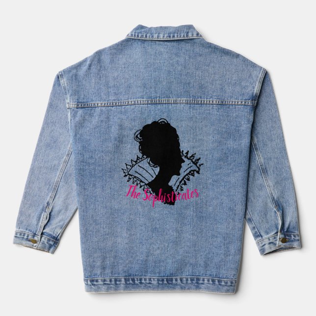 Vintage Sophisticated Lady Denim Jacket (Back)