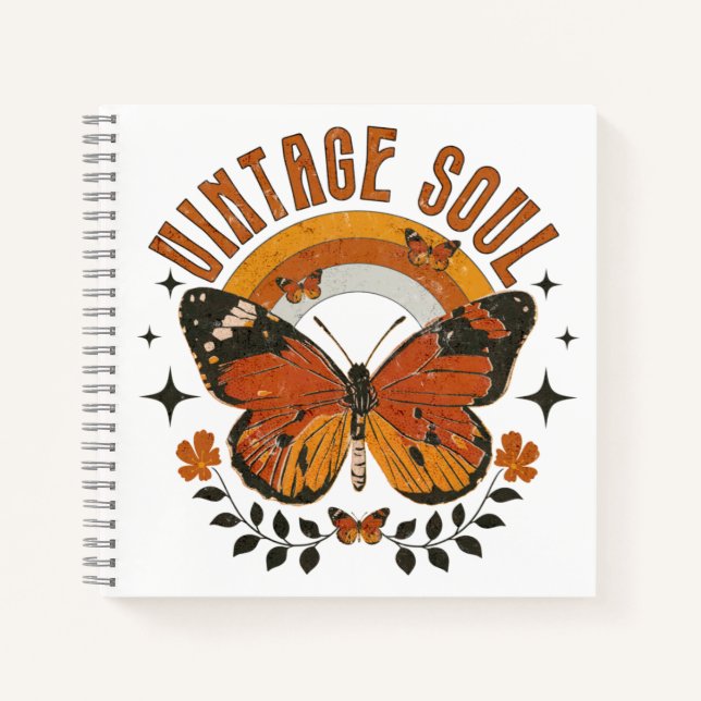 Vintage Soul Butterfly Journal (Front)