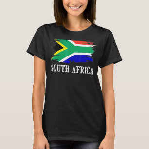 Vintage South Africa Flag I Love South Africa T-Shirt