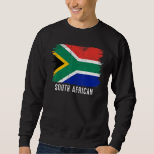 Vintage South Africa Flag South African & Proud Of Sweatshirt