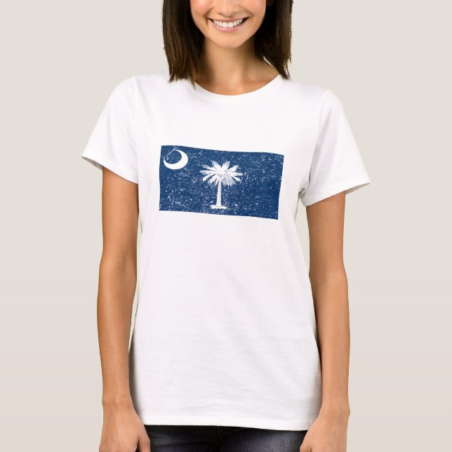 Vintage South Carolina State Flag T-Shirt (Front)