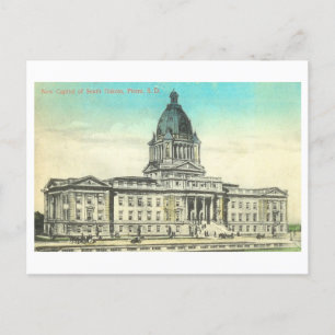 Vintage South Dakota Capitol Building Postcard
