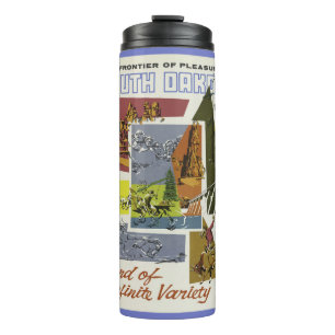 Vintage South Dakota USA custom name tumbler