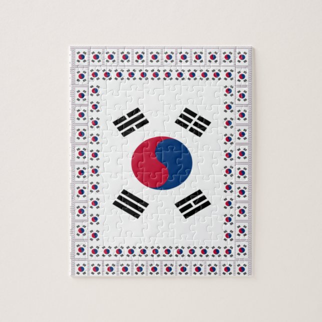 Vintage South Korea Jigsaw Puzzle (Vertical)