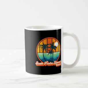 Vintage South Padre Island Texas Summer 90s Beach Coffee Mug