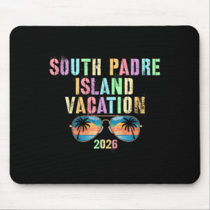 Vintage south padre island vacation 2026 vacay mouse mat