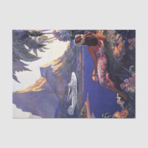 Vintage South Sea Isles Travel Tissue Paper