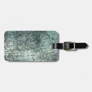 Vintage Southern USA States Gulf Region Map Luggage Tag