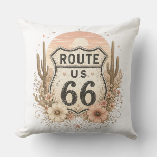 Vintage Southwest Sunset Shield Cushion