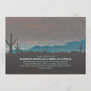 Vintage Southwestern Wedding Invitations