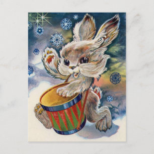 Vintage Soviet New Year/Christmas Postcard