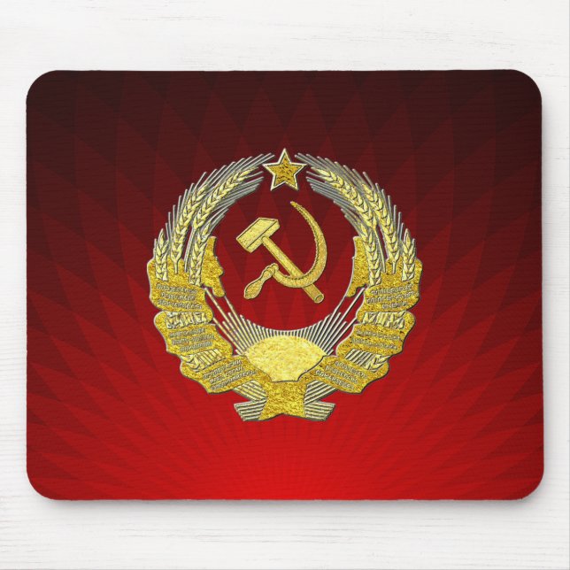 Vintage Soviet Style Mouse Mat (Front)