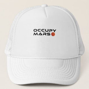 Vintage Space Astronomy Occupy Mars Gift Trucker Hat