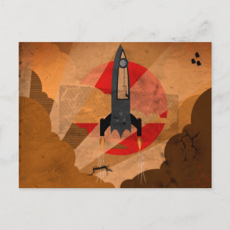 Vintage Space Postcard