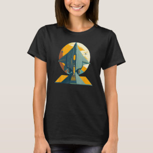 Vintage Spacecraft Retro Spaceship Science Fiction T-Shirt