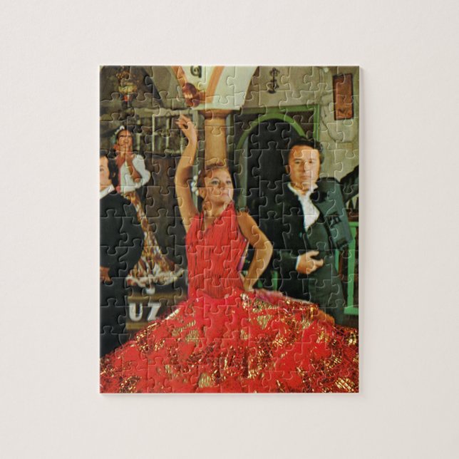Vintage Spain, Flamenco dancers Jigsaw Puzzle (Vertical)