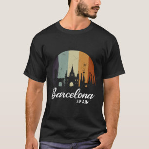 Vintage Spain Gift Spain Gift Barcelona Gift T-Shirt