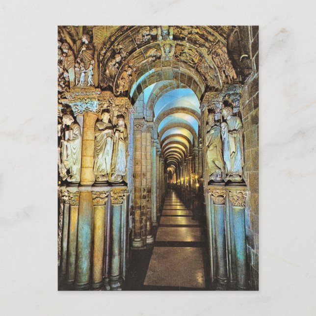 Vintage Spain, Santiago de compostella Postcard (Front)