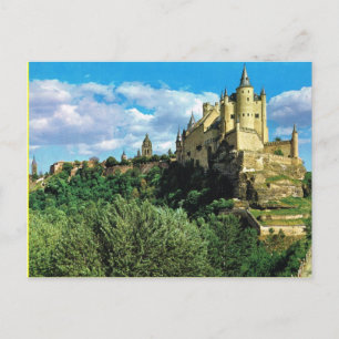 Vintage Spain,   Segovia El Alchzar Postcard