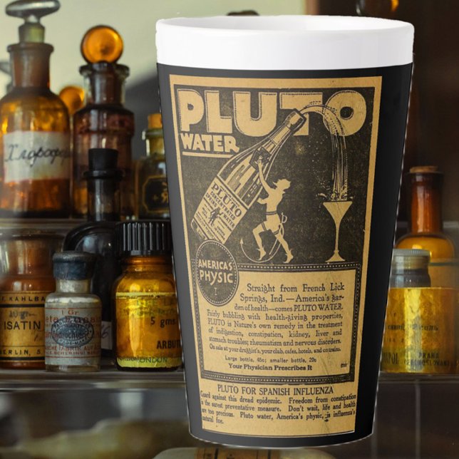 Vintage spanish flu tonic medication advertisement latte mug (Creator Uploaded)