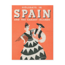 Vintage Spanish Travel Postcard